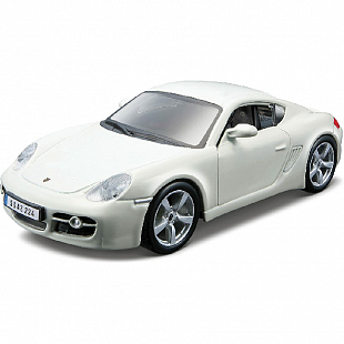 Коллекционная машина Bburago 1:32 Porsche Cayman S (18-43003) white