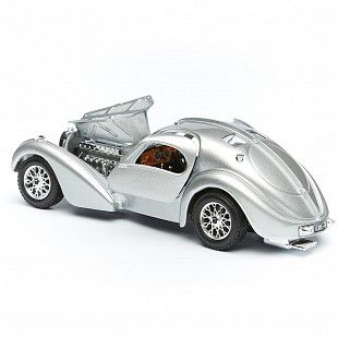 Коллекционная машина Bburago 1:24 Bugatti Atlantic (18-22092) silver