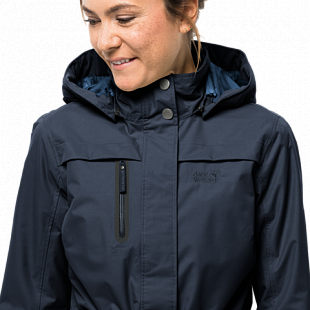 Куртка женская Jack Wolfskin Kimberley Parka midnight blue