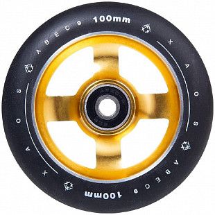 Колесо для трюкового самоката XAOS Plus 100мм gold