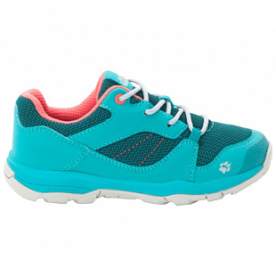 Кроссовки детские Jack Wolfskin Mtn Attack 3 Low K green / rose