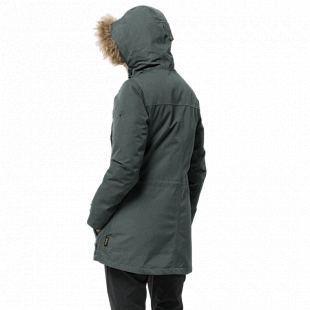 Куртка женская Jack Wolfskin Coastal Range Parka greenish grey