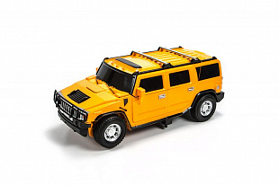 Радиоуправляемый робот-трансформер MZ Hummer 1:14 2323X yellow