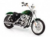  Масштабная модель мотоцикла Maisto 1:18 Harley Davidson 2013 XL 1200V Seventy-Two (31360) green