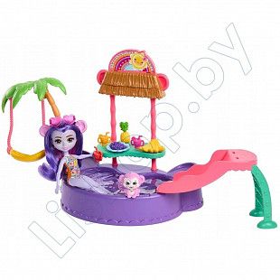 Игровой набор Enchantimals Тропический бассейн с обезьянками (HTW73)
