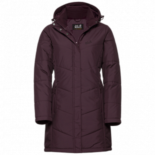Пальто женское Jack Wolfskin Svalbard Coat Women burgundy