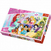 Пазл Trefl Дисней Принцессы и друзья 160 шт 15364