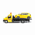 Масштабная модель автомобиля Bburago Street Fire Эвакуатор и Alfa Romeo MiTo 1:43 (18-31400) Black/Yellow