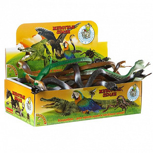 Набор животных Bondibon "Ребятам о Зверятах", змеи ВВ1620