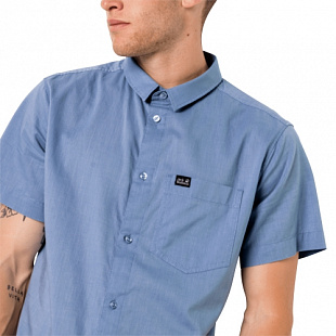 Рубашка мужская Jack Wolfskin Nata River Shirt M dusk blue stripes
