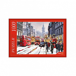 Пазл Рыжий Кот Заснеженный лондон 1000 АЛ1000-7025