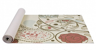 Коврик для йоги и фитнеса Bradex SF 0406 173*61*0,4 с рисунком Флауэр