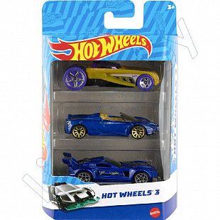 Набор машинок Hot Wheels 3 шт. (K5904 №112)
