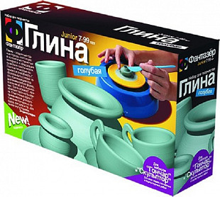Творческий набор Fantazer 67763 Глина Голубая 217011