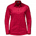 Рубашка женская Jack Wolfskin Centaura Flex Shirt W scarlet checks