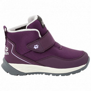 Полуботинки детские Jack Wolfskin Polar Wolf Low Vc K purple / off-white