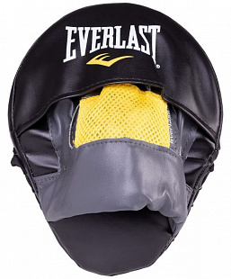 Лапы боксерские Everlast Vinyl Mantis 4416U black/yellow