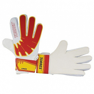 Перчатки вратарские Torres Jr white/red/yellow