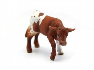 Фигурка животного Schleich Техасский Лонгхорн теленок 13684