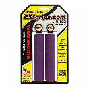 Грипсы ESI Racer's Edge 130 мм Силикон GRELM Purple