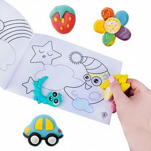 Набор для творчества Genio Kids- Art Мел-пластилин  Лепи и рисуй  TA1317