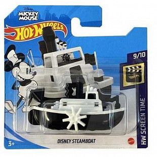Машинка Hot Wheels Базовой коллекции Disney Steamboat 193/250 (5785 GRX18)