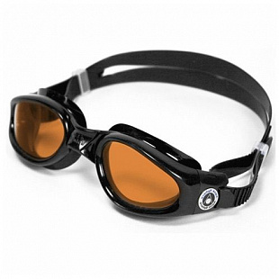 Очки для плавания Aqua Sphere Kaiman Amber Tinted EP115112 black
