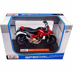 Масштабная модель мотоцикла Maisto 1:18 Ducati Hypermotard 1100S (39300)