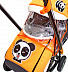 Санки-коляска Snow Galaxy City-2-1 Панда Надувные колёса orange