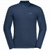 Пуловер мужский Jack Wolfskin Sky Range Halfzip M dark indigo