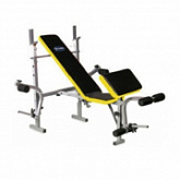 Скамья под штангу складная Atlas Sport Coden Cf-614 black/yellow
