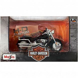 Мотоцикл Maisto 1:18 Harley Davidson 2004 FLSTFI Fat Boy (31360)