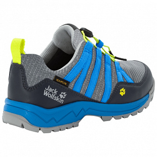 Водонепроницаемые кроссовки детские Jack Wolfskin Thunderbolt Texapore Low K grey / blue