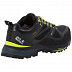 Водонепроницаемые кроссовки мужские Jack Wolfskin Force Striker Texapore Low M black / lime