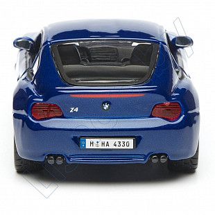 Коллекционная машина Bburago 1:32 BMW Z4 M Coupe (18-43007) blue