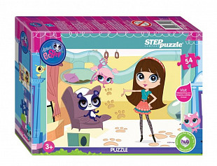 Мозаика Step Puzzle Littlest pet shop 54 в ассортименте (71126)