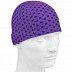 Шапочка для бассейна (плавания) женская Mad Wave Print Bubble purple