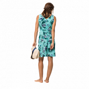 Платье женское Jack Wolfskin Wahia Tropical Dress aqua all over