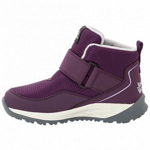 Полуботинки детские Jack Wolfskin Polar Wolf Low Vc K purple / off-white