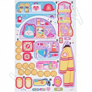 Игровой набор Barbie Челси и пожарная машина (HCK73)