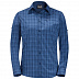 Рубашка женская Jack Wolfskin Centaura Flex Shirt W dark indigo checks