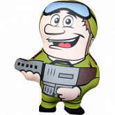 Мягкая игрушка Мнушки Солдат с автоматом T3526C1711A049GR