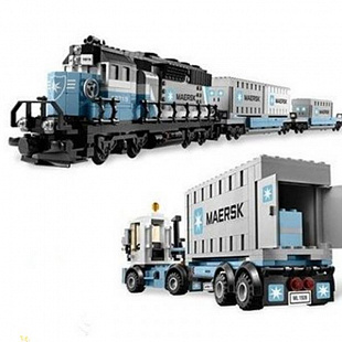 Конструктор Lepin Поезд Maersk 21006