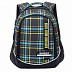 Рюкзак школьный GRIZZLY RU-925-2 /3 blue/green square