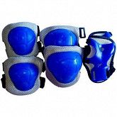Комплект защиты для роликовых коньков Fora синий (NT463-BL)