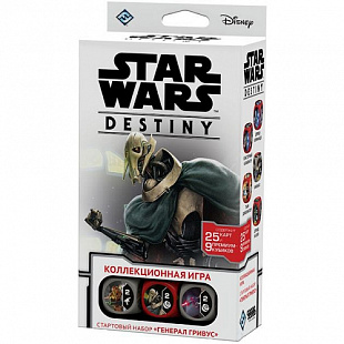 Настольная игра Hobby World Star Wars Destiny. Стартовый набор Генерал Гривус 181947