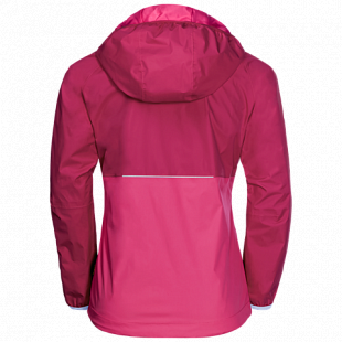 Куртка детская Jack Wolfskin Rainy Days Girls azalea red
