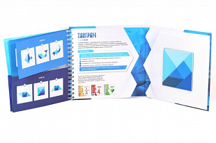 Игра магнитная Десятое Королевство головоломка Танграм Квадрат 02860