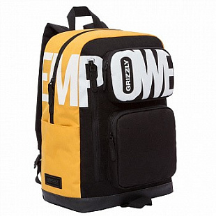Городской рюкзак GRIZZLY RQ-009-2 /2 black/yellow