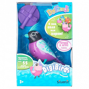 Игрушка Digifriends Птичка с кольцом, с черной головой 88286-5